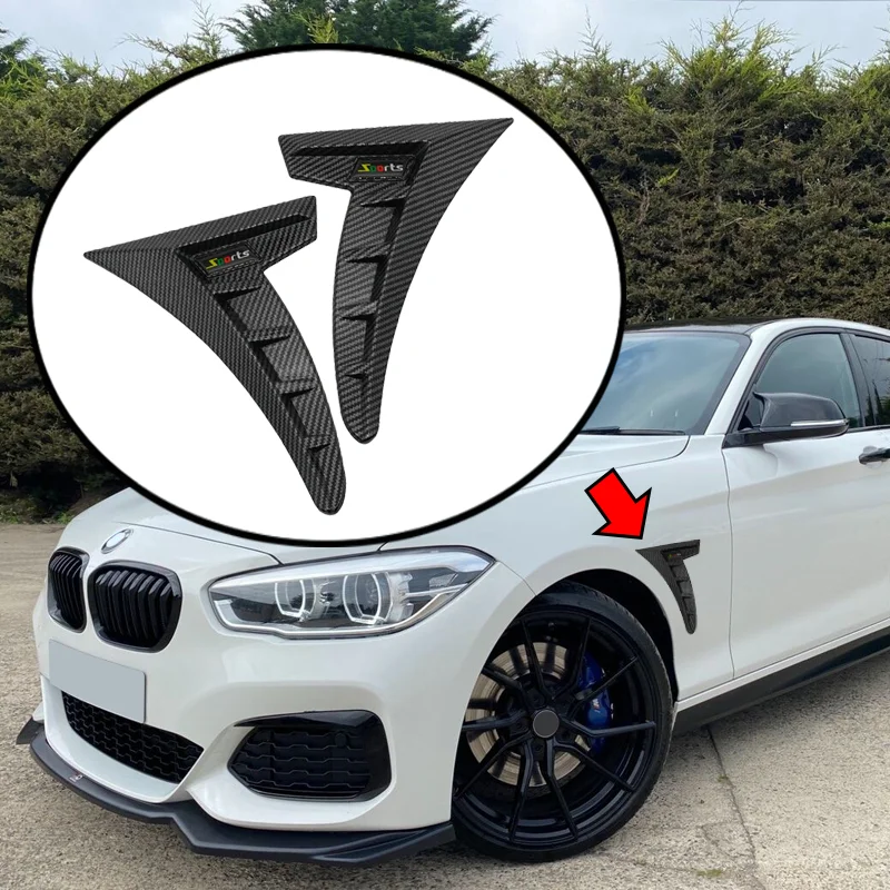 

For BMW E90 F20 E46 E92 G20 Accessories Car Air Flow Intake Hood Fender Side Vents Decoration Auto Tuning 4x4 Accessories
