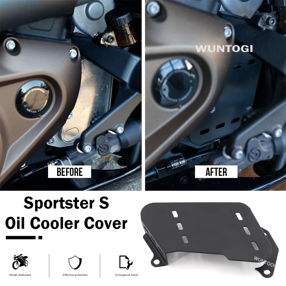 

Sportster S Accessories Motorcycle Oil Cooler Cover For Sportster S RH 1250S RH1250 S 2021 2022 Oil Cooler Protection Cap