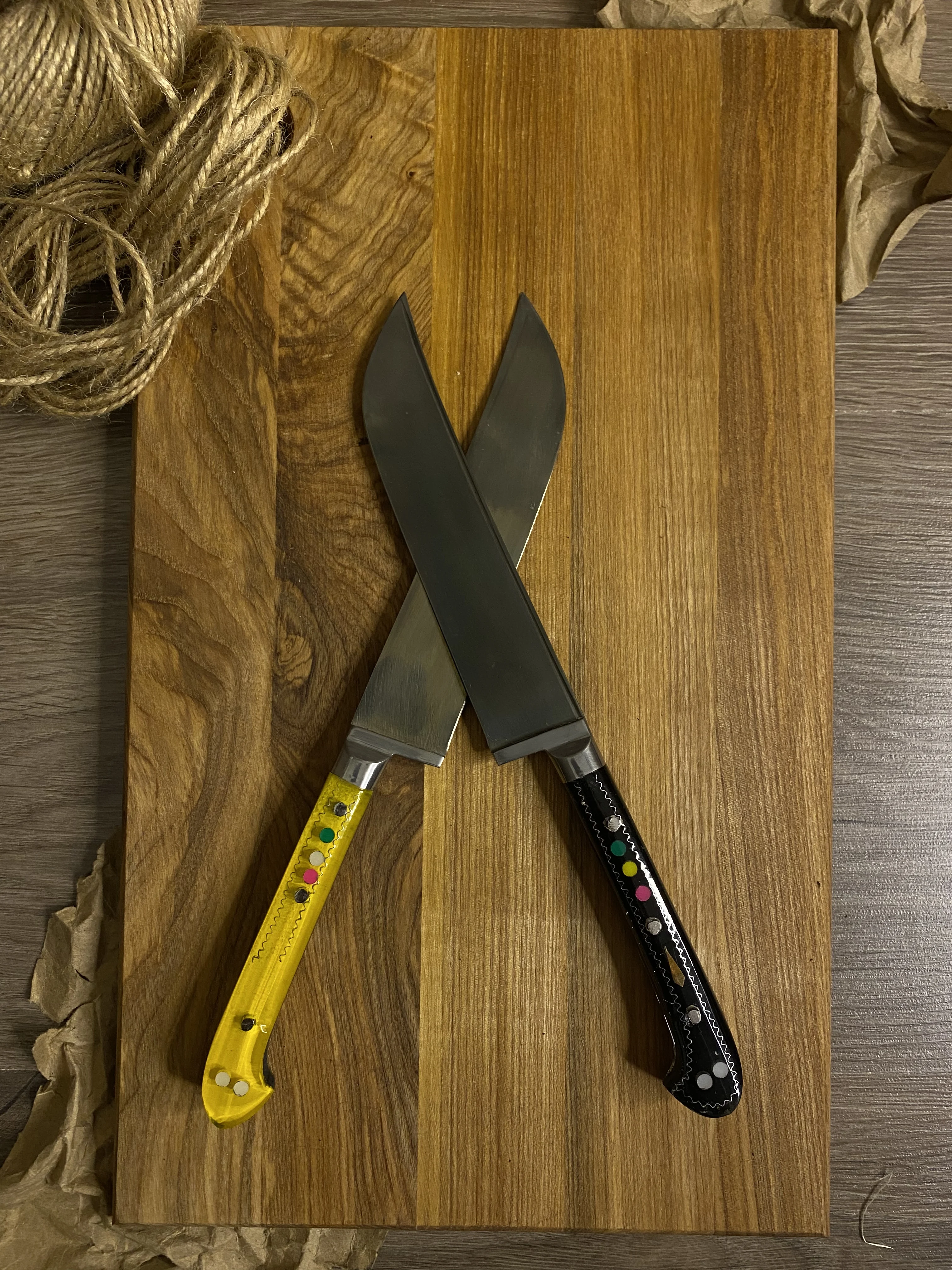 Узбекский нож пчак УП-16 Кухонный Нож ПЧАК. Ручная работа. с ножнами для кухни