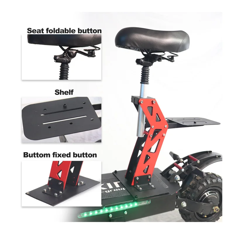 

Electric Skateboard Saddle for boyuda quickwheel laotie inxing Scooter Foldable Height Adjustable Shock-Absorbing Folding Seat
