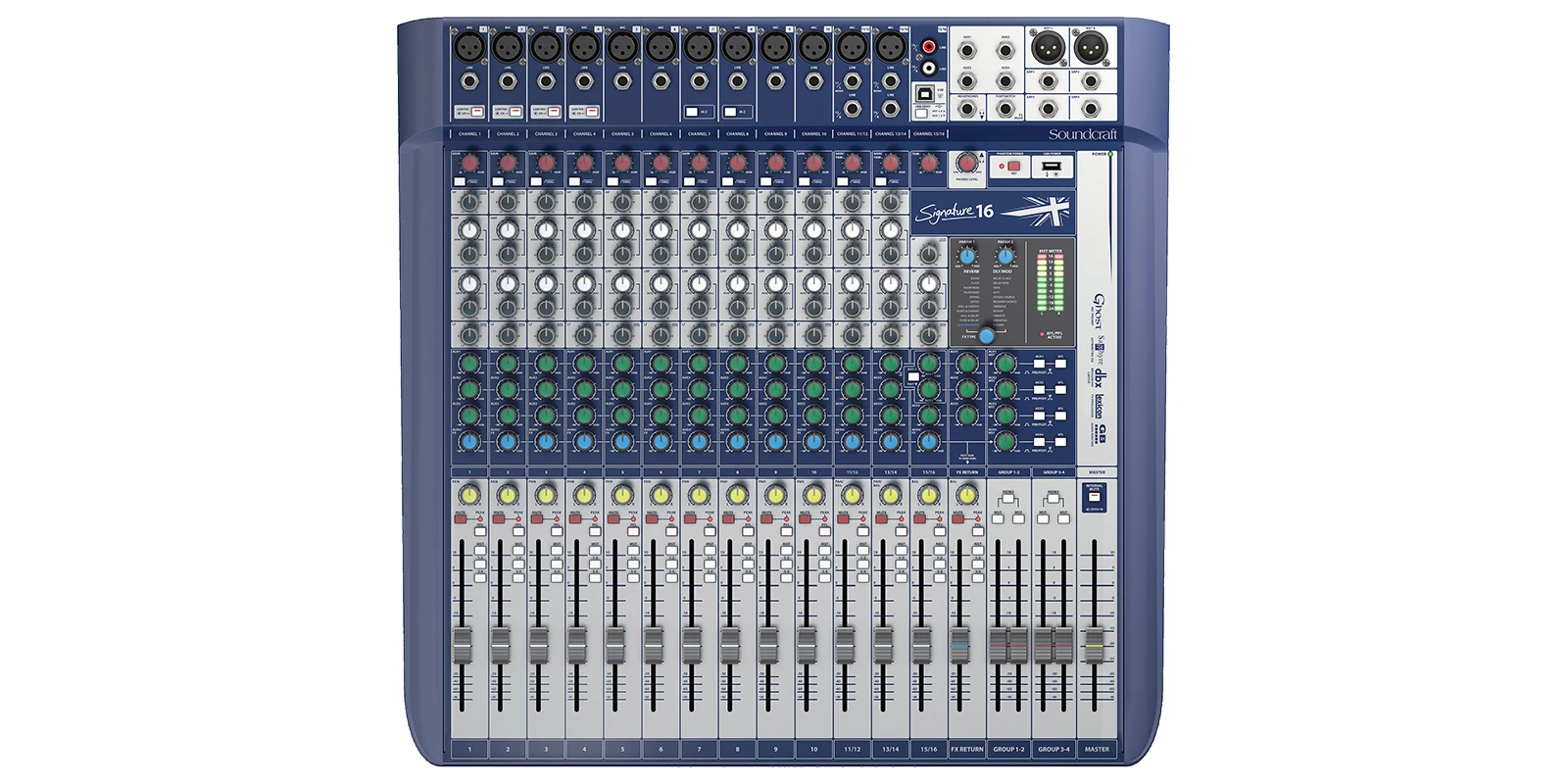 

Высококачественный микшер Soundcraft 16 с эффектами
