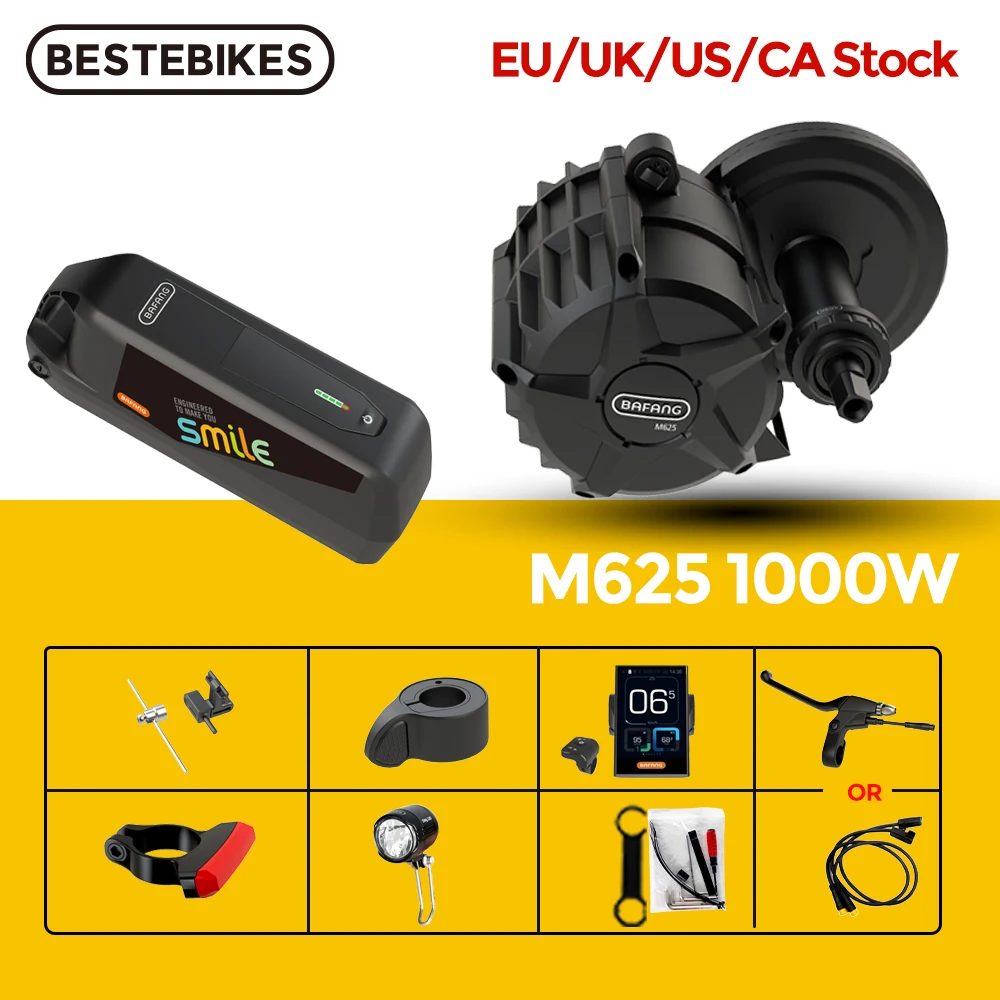 BAFANG мотор M625 50 4 V 1000W среднего привода электрический велосипед Ebike конверсионный