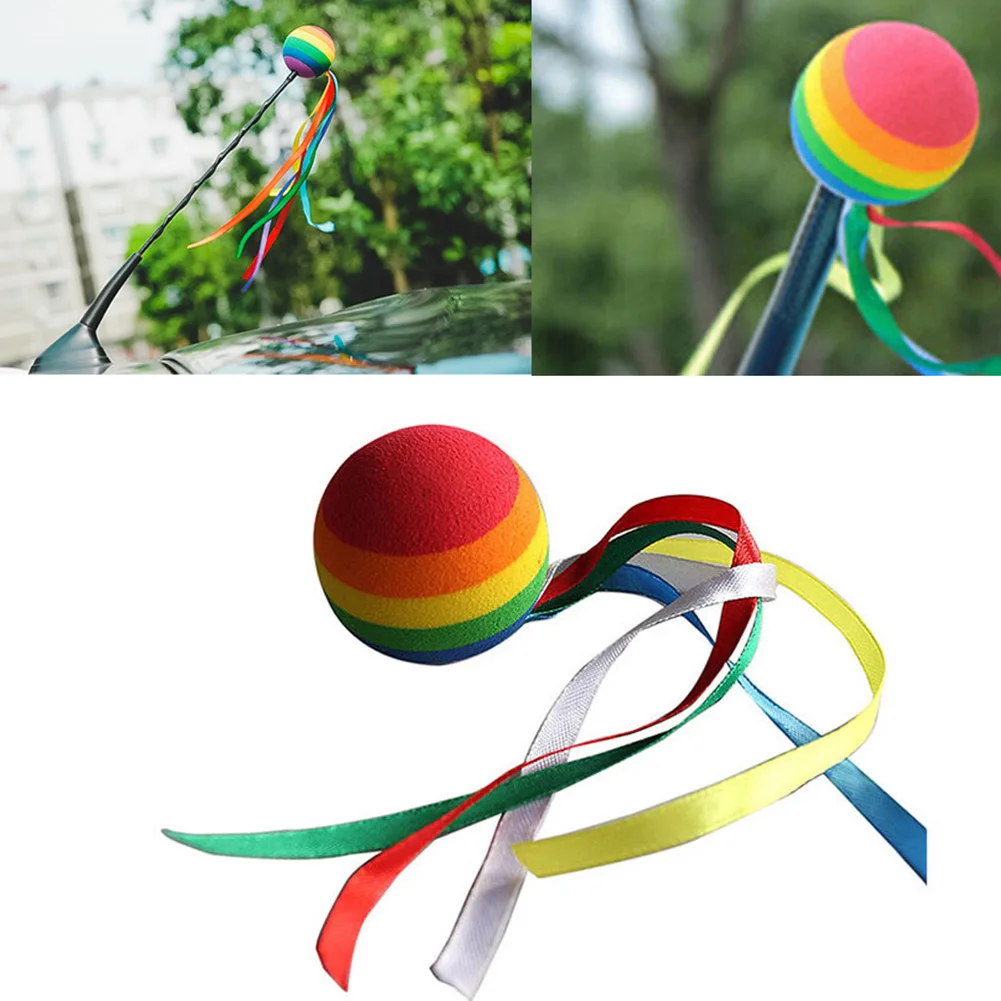 

Decor Antenna Ball Car Aerial Ball Antenna Topper EVA Outdoor Spare Parts