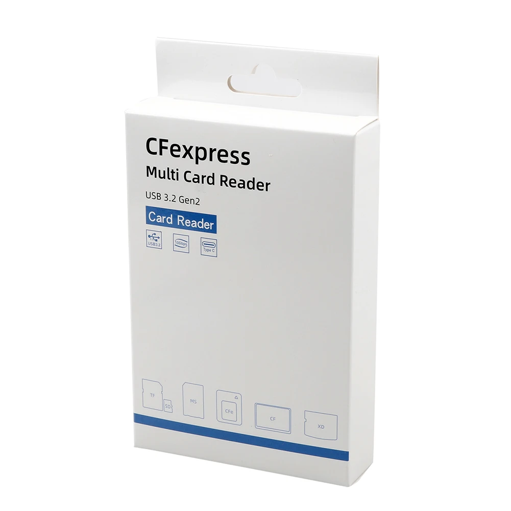 6 в 1 кард-ридер CFexpress Type B/CF/XD/MS/SD/TF Type-C USB 3.2 Gen2 10 Гбит/с