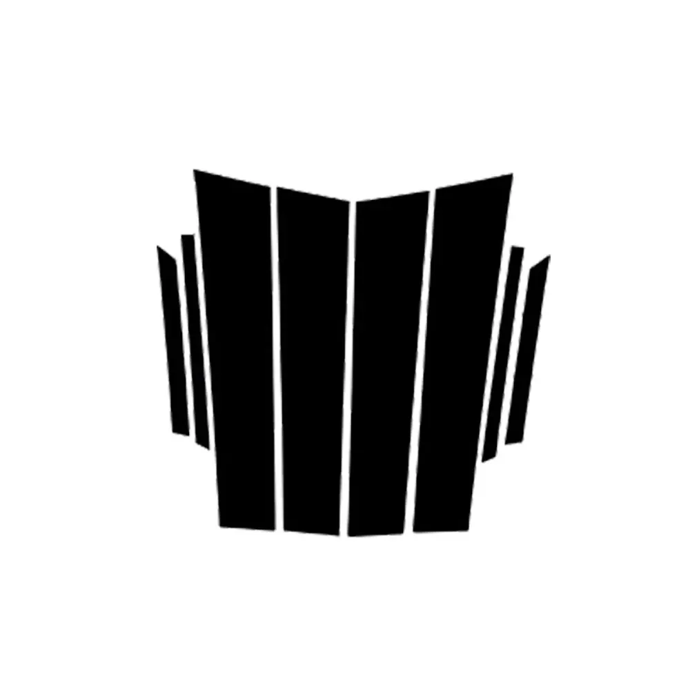 

Накладка на окно автомобиля для Toyota Prius 60 XW60 2023 ~ 2025 углеродное волокно Черный Серебряный столб стикер дверные наклейки аксессуары