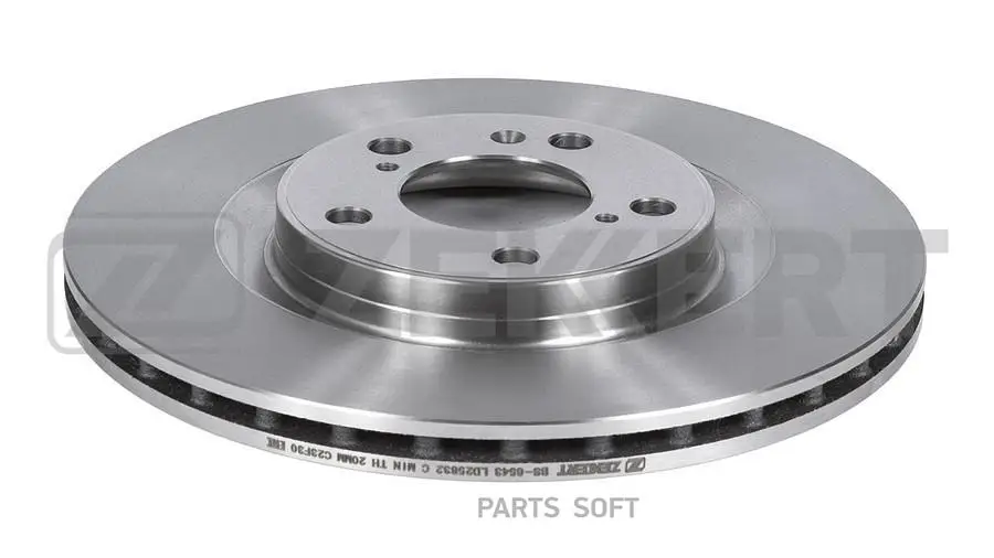 ZEKKERT BS-6543 Диск тормозной перед. Haval Jolion 21-