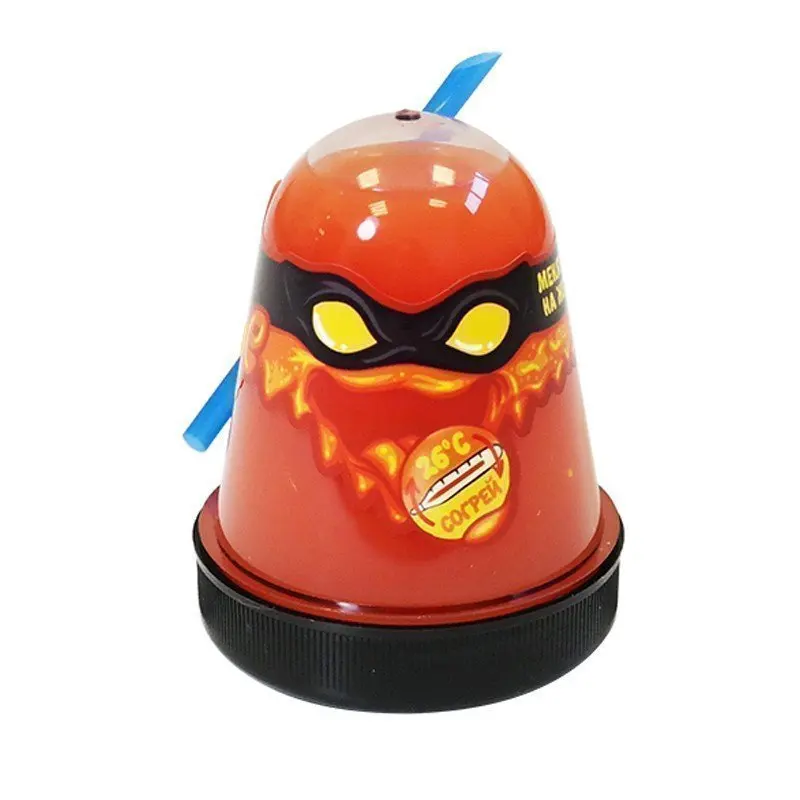 Слайм Slime &quotNinja" красный меняет цвет на желтый 130г |