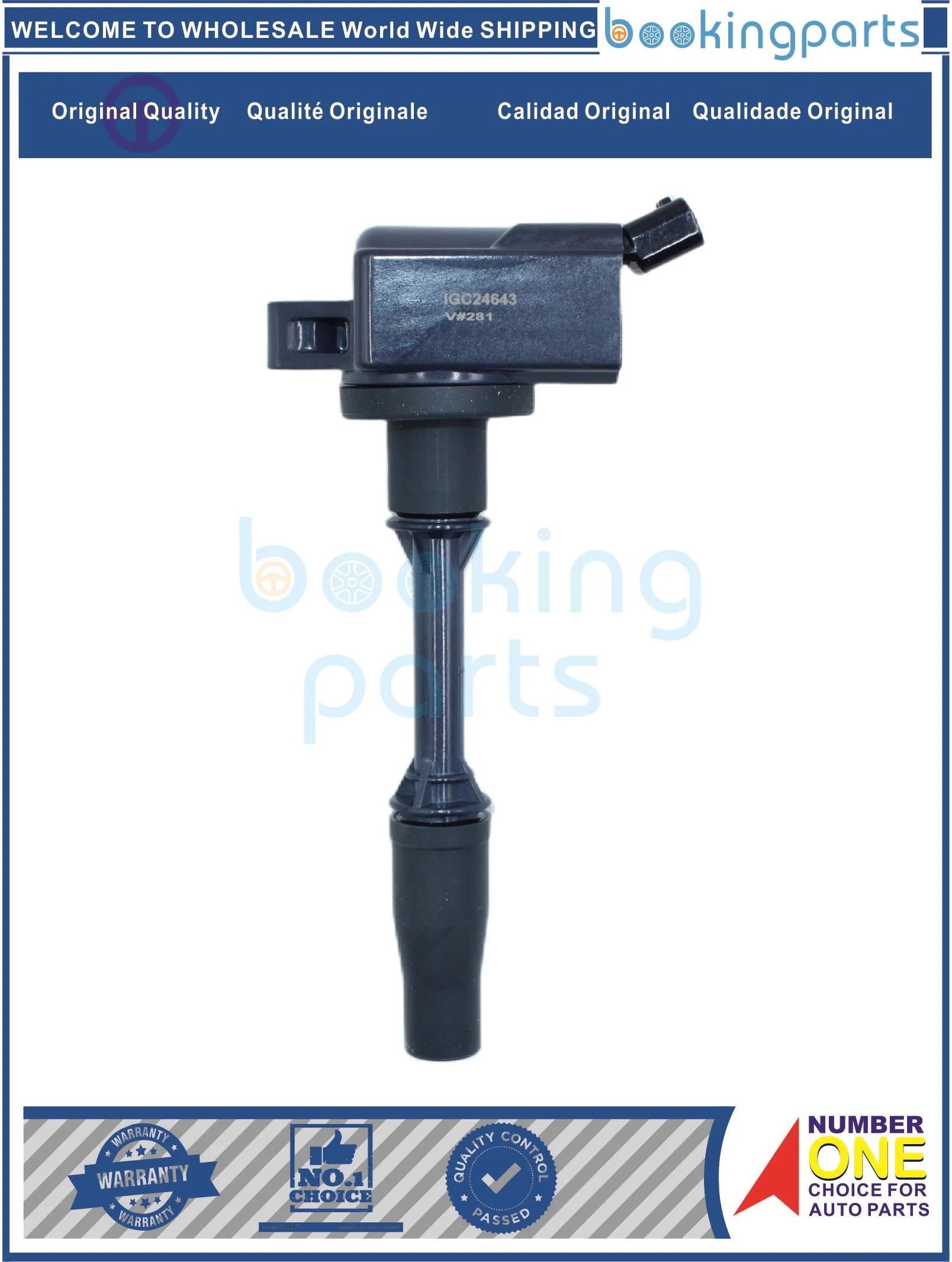 IGC24643 90919-695F0 90919695F0 5-099700-362 5099700362 Катушка зажигания для TOYOTA [2NZ-FE 1NZ-FE] YARIS/VITZ 99-