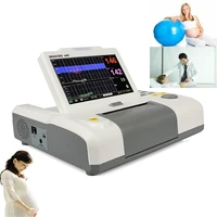 em6 prenatal ultrasound baby heart foetal cardiotocograph machine ctg machine doppler fetal monitor fhr toco and fmov