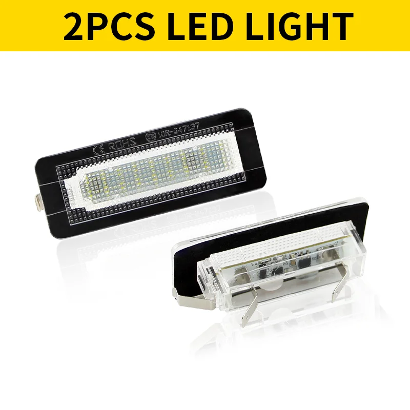 

2 шт. Canbus светодиодный номерной знак номер лампы без ошибок для Benz Smart Fortwo Coupe Convertible 450 451 W450 автомобильные аксессуары