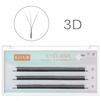 shuiduo eyelash extension false eyelashes natural w shape 3d mink soft easy faning lashes high quality free shipping