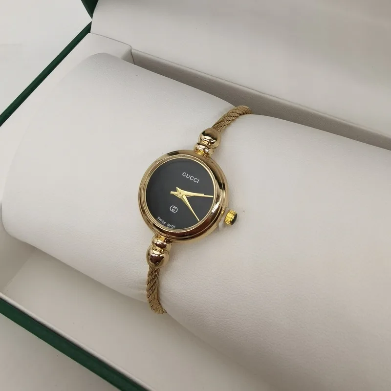 Мужские часы Gucci с песочным циферблатом кварцевые из нержавеющей стали мужские