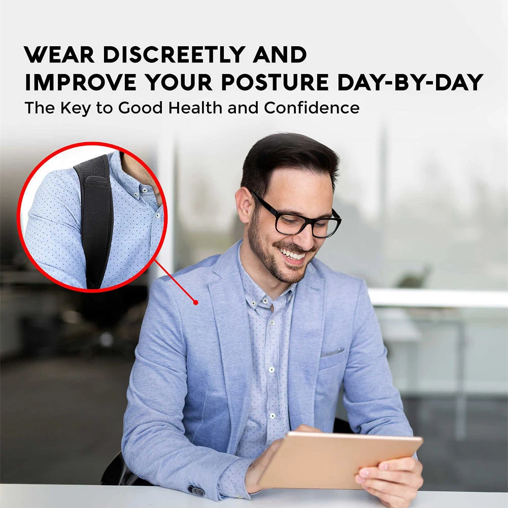 Медицинский Регулируемый Корректор осанки до ключицы корсет для верхней части