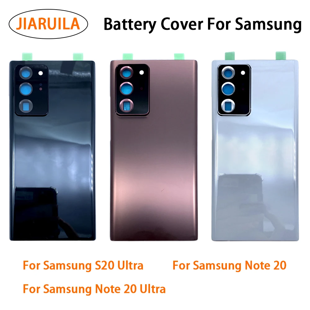 

Back Cover Cases Battery Cover Door Housing + Frame Lens For Samsung S20 Ultra / Note 20 / Note 20 Ultra Back Rear Glass