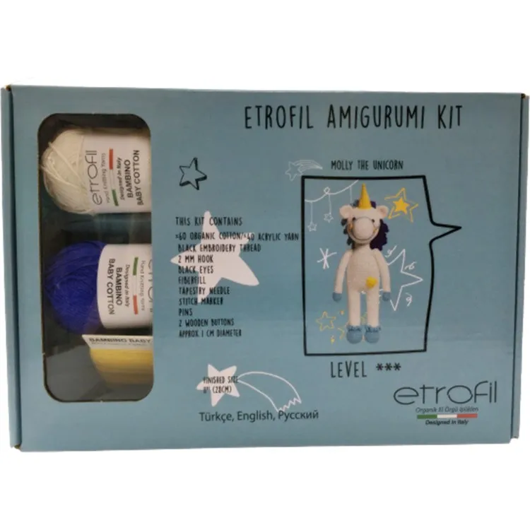 Etrofil Амигуруми Кит Единорог Молли