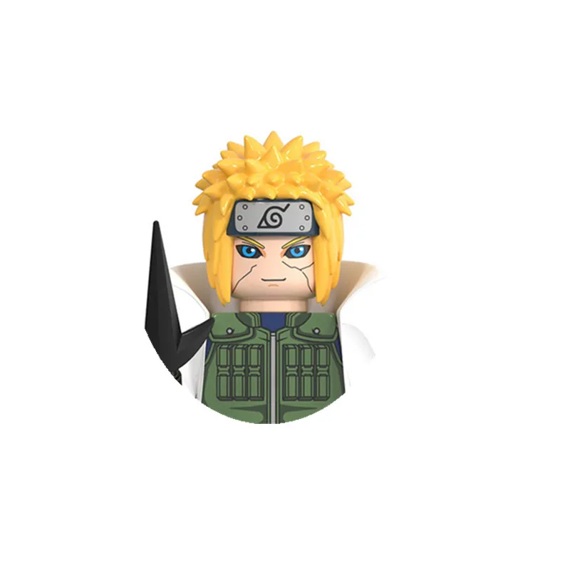 Конструктор Наруто Саске Какаси Сяо аниме мультяшный мини-кукла голова в сборе