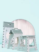 Toilet Bathroom Stool Garden Chair Wall-Mounted Seat Plastic Folding Type