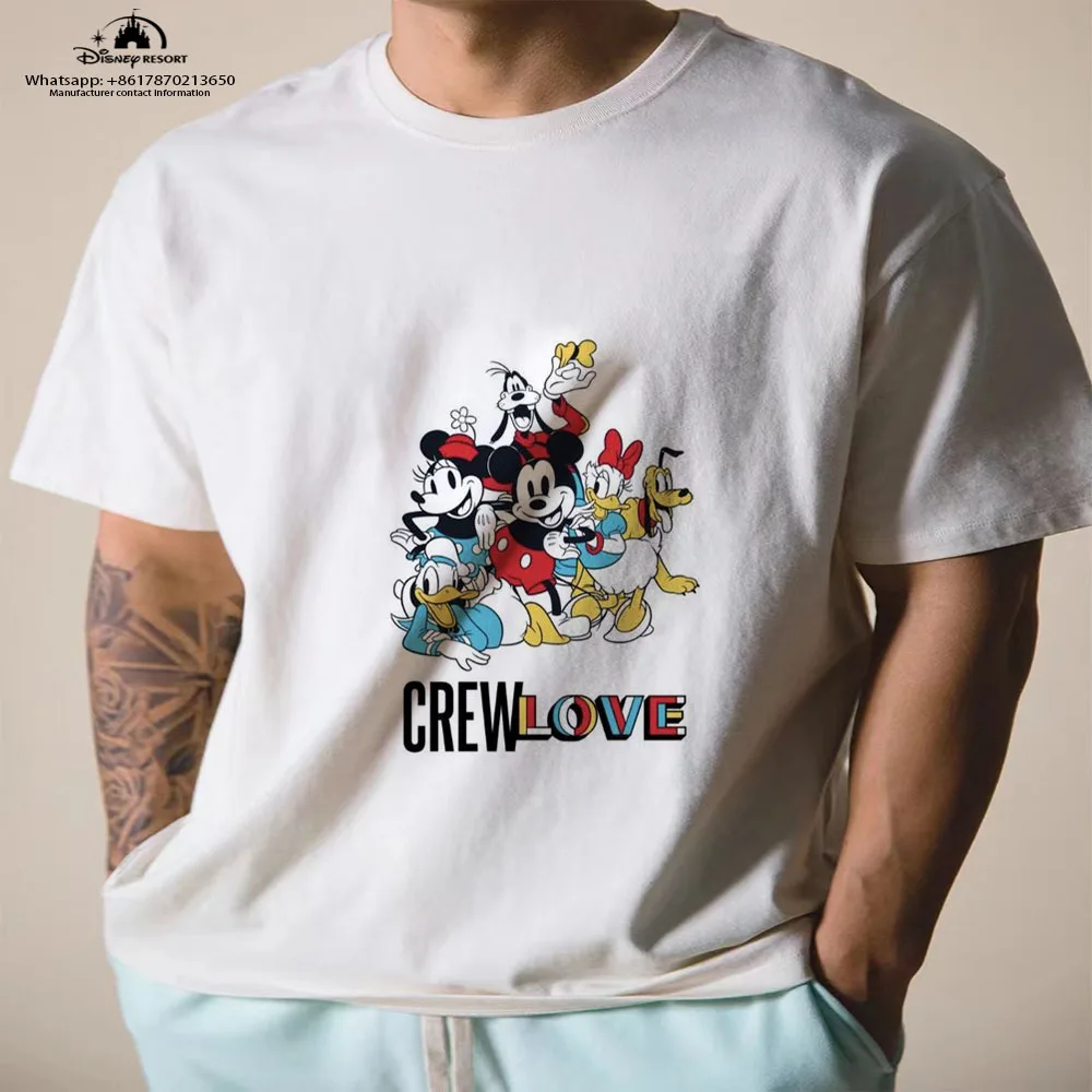 

2023 summer Disney men's ins trend short-sleeved loose T-shirt