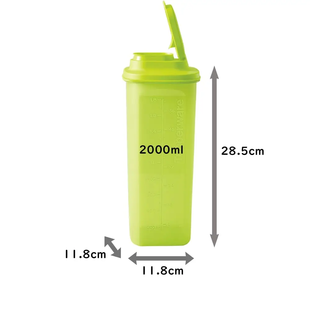 [Подлинный] Кувшин для холодной воды Tupperware объемом 2 литра S Line G2 Green Можно