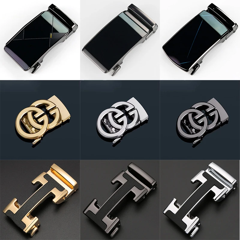 

High Quality Boutique Zinc Alloy Automatic Buckle Two-layer Cowhide Strip Unisex 3.5cm Width Classic DIY Jeans Trousers Belt
