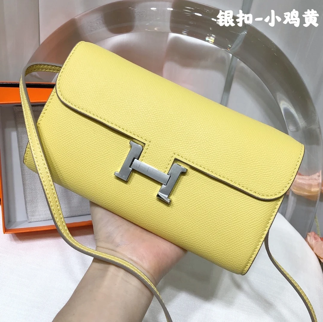 Длинный КошелеК Aimajia Kangkang С Рисунком Ладони Из НатуральНой Кожи Курино-желтого