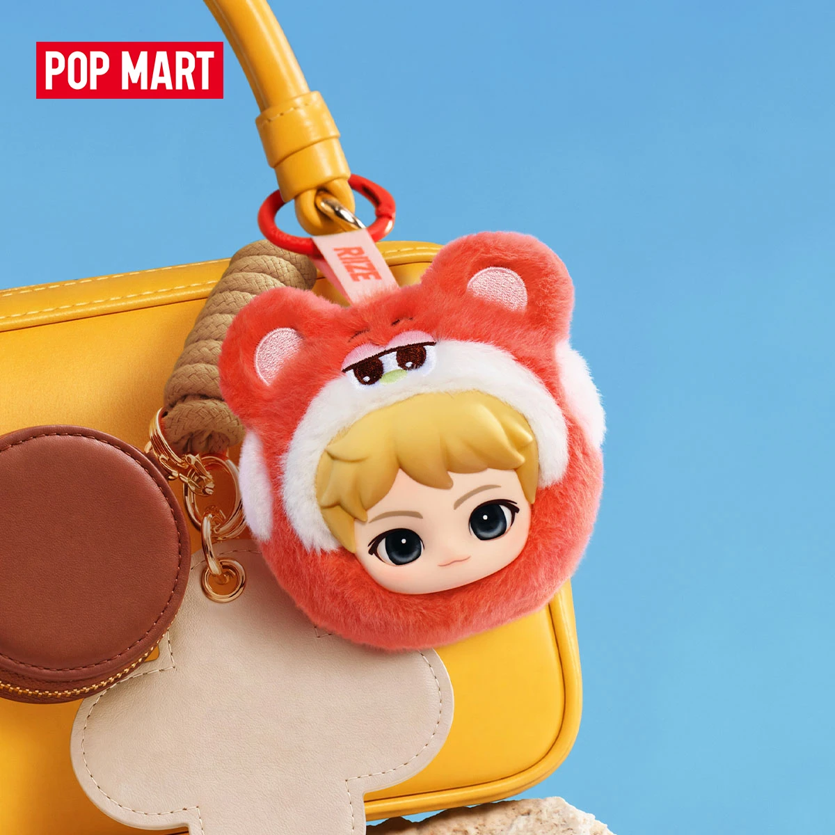 Фото 【Великобритания】POP MART RIIZE Fluffy Club Series Мини-брелок-мешочек 1 шт./6 шт. POPMART Милый коллекционный подарок №2