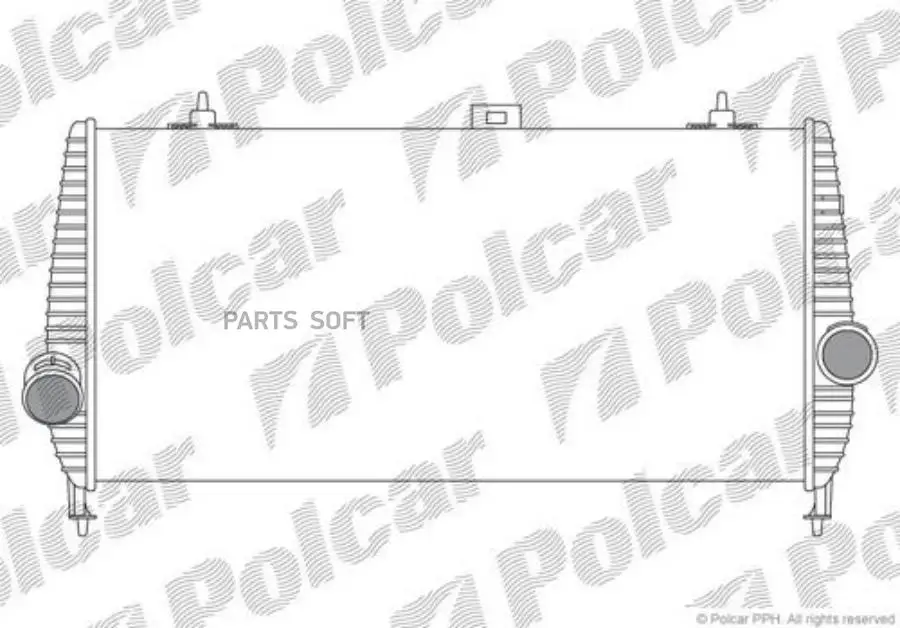 POLCAR 2333J82 Радиаторы воздуха (интеркулеры)
