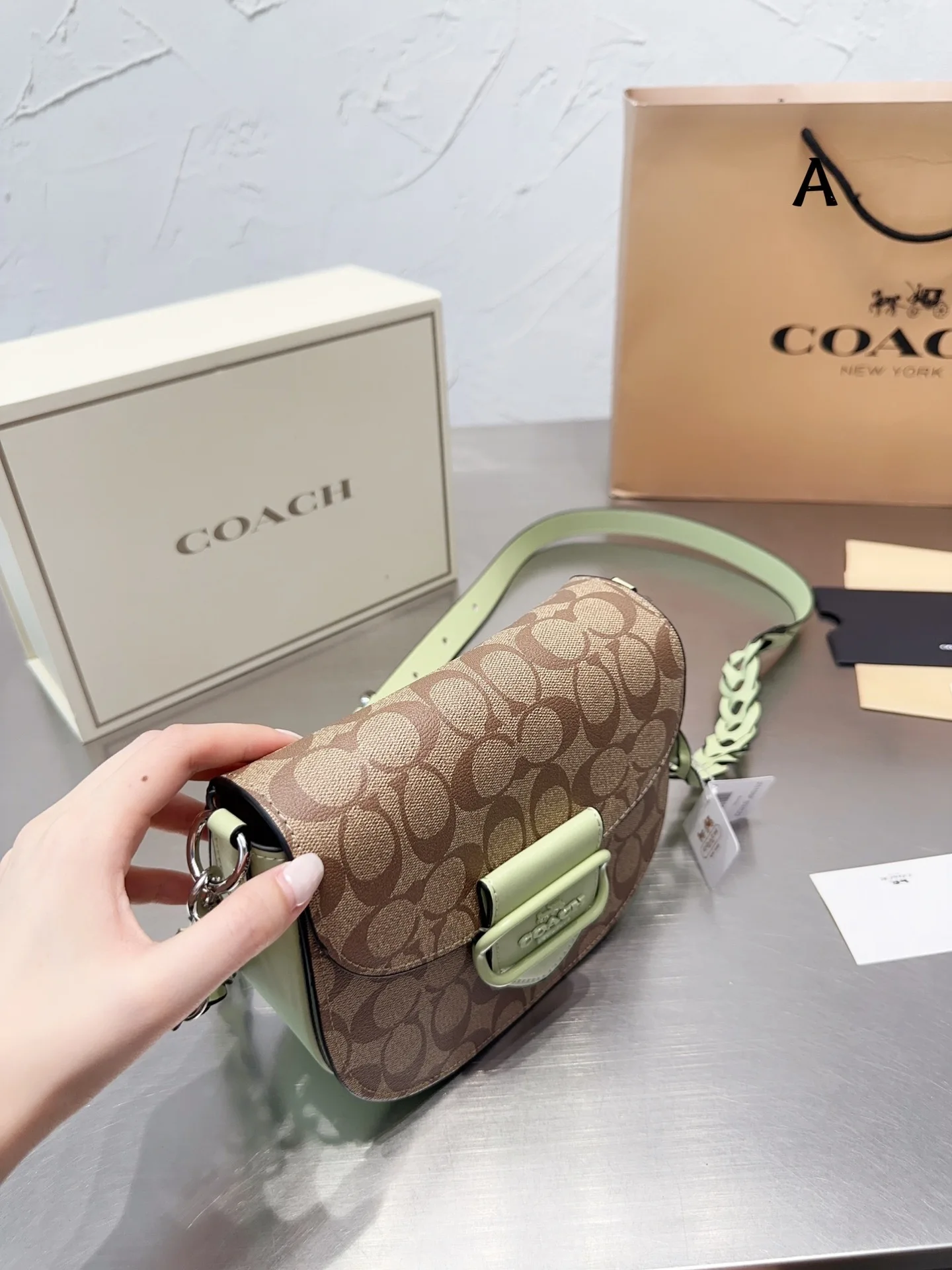 в стиле Coach Новые модные кошельки-мессенджеры сумки на плечо подмышки Модные