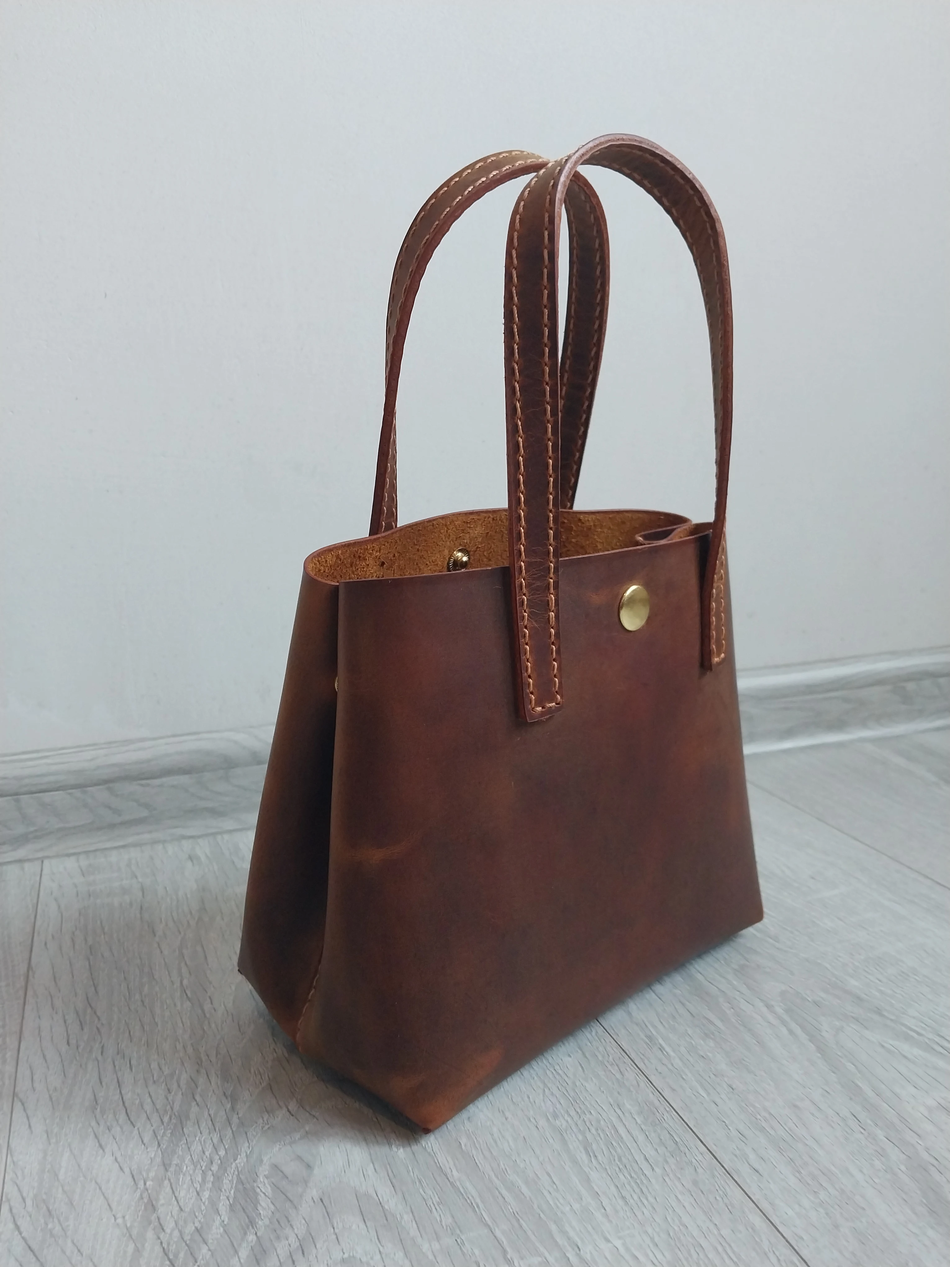 Женский Шоппер Из Натуральной Кожи Купить