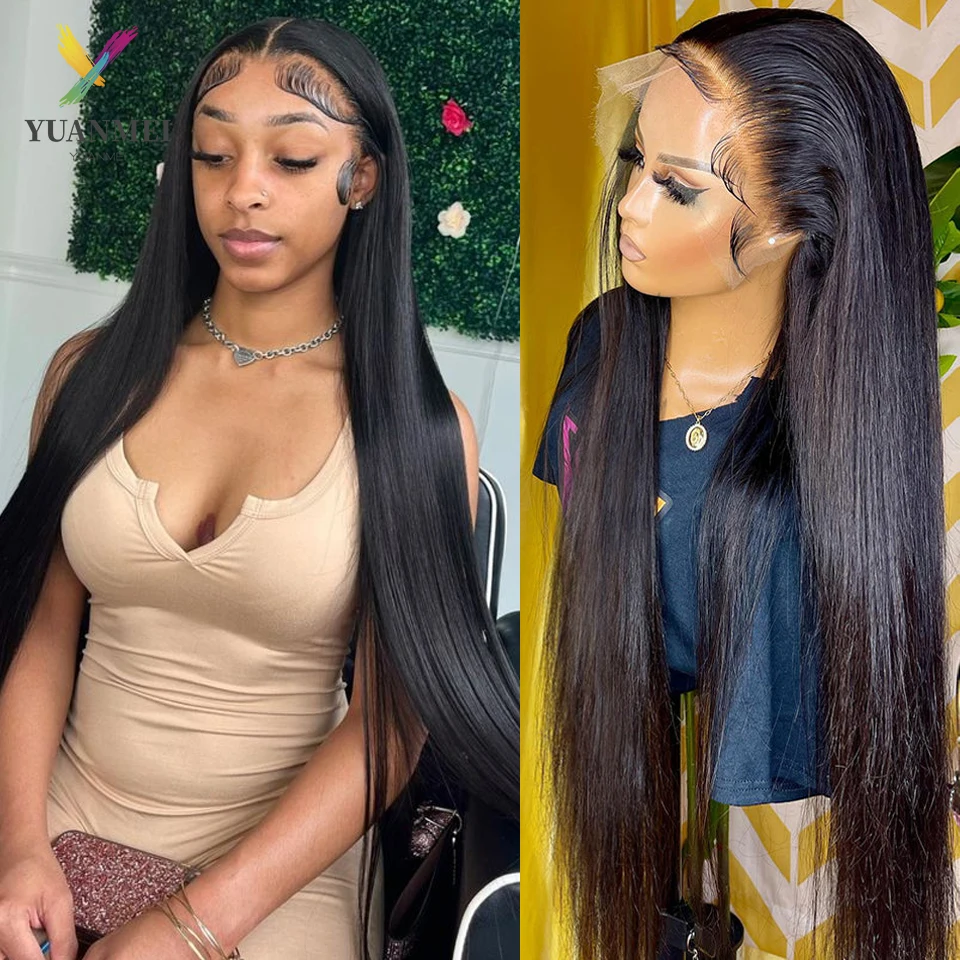 Transparen HD Bone Straight 13x4 Lace Frontal Wig Brazilian Glueless Lace Front Human Hair Wigs For Women On Sale Clearance