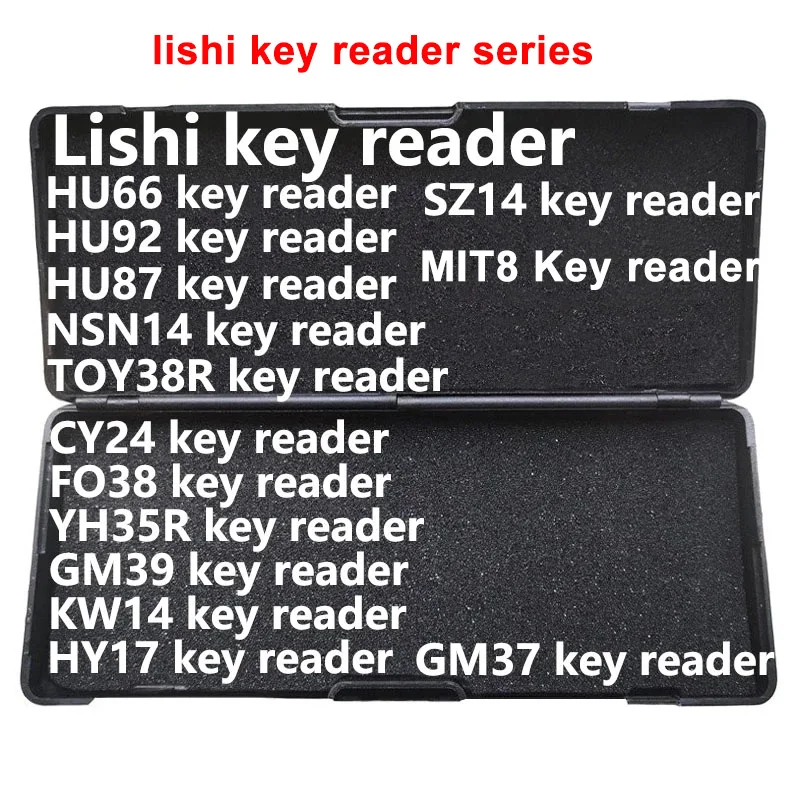 Lishi 2 в 1 HU66 HU92 NSN14 HU87 CY24 TOY38R B106 KW14 GM39 YH35R FO38 HY17 MIT8 SZ14 GM37 слесарные инструменты - купить