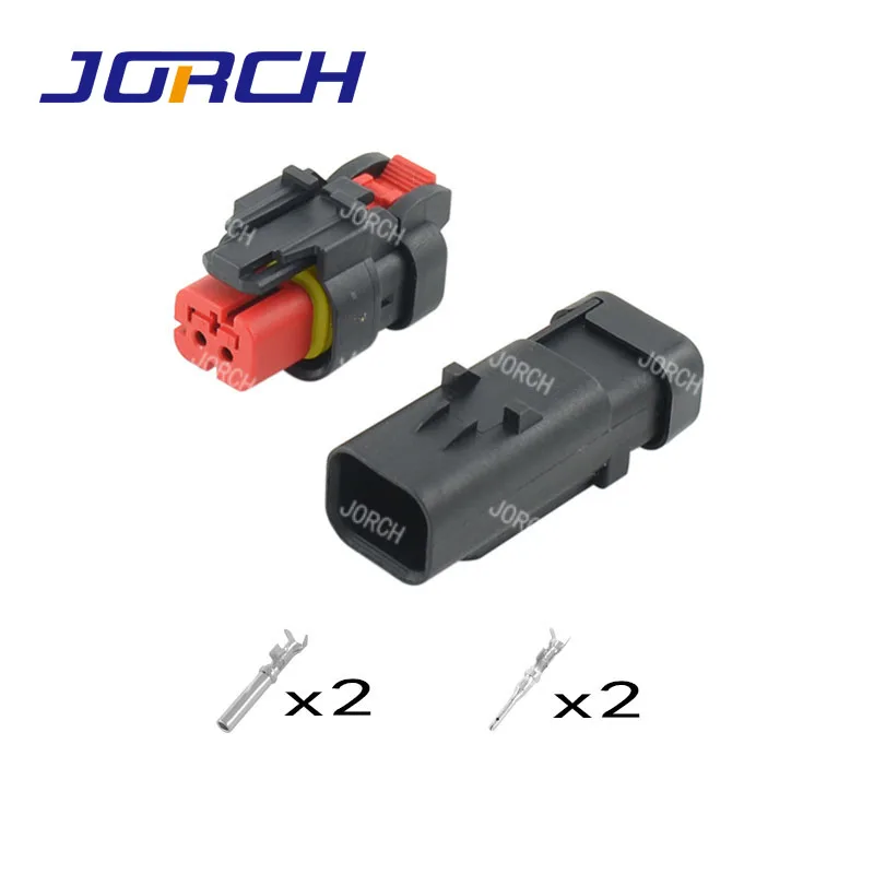 2 контакта штекер гнездо черный разъем водонепроницаемый AMPSEAL 16 серия разъем водонепроницаемый автомобильный разъем 776427-1 776428-1