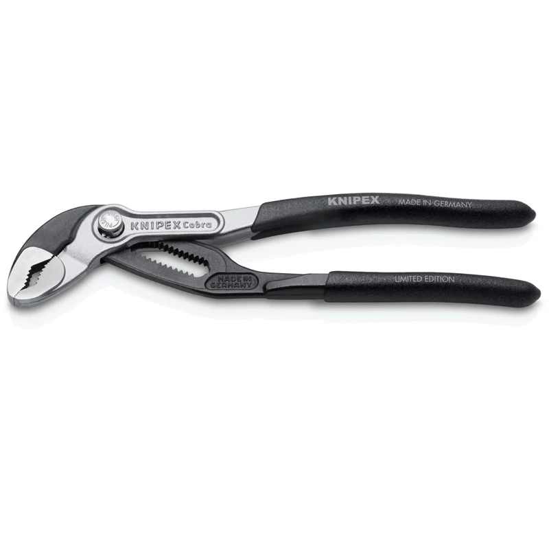 Фото KNIPEX 87 99 180 S01 Cobra High-Tech Water Pump Pliers 180mm Bi-Colour Xmas White Box №4