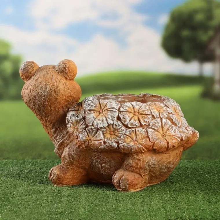 Фигурное кашпо &quotЧерепаха&quot 39х27х29см / d-24см