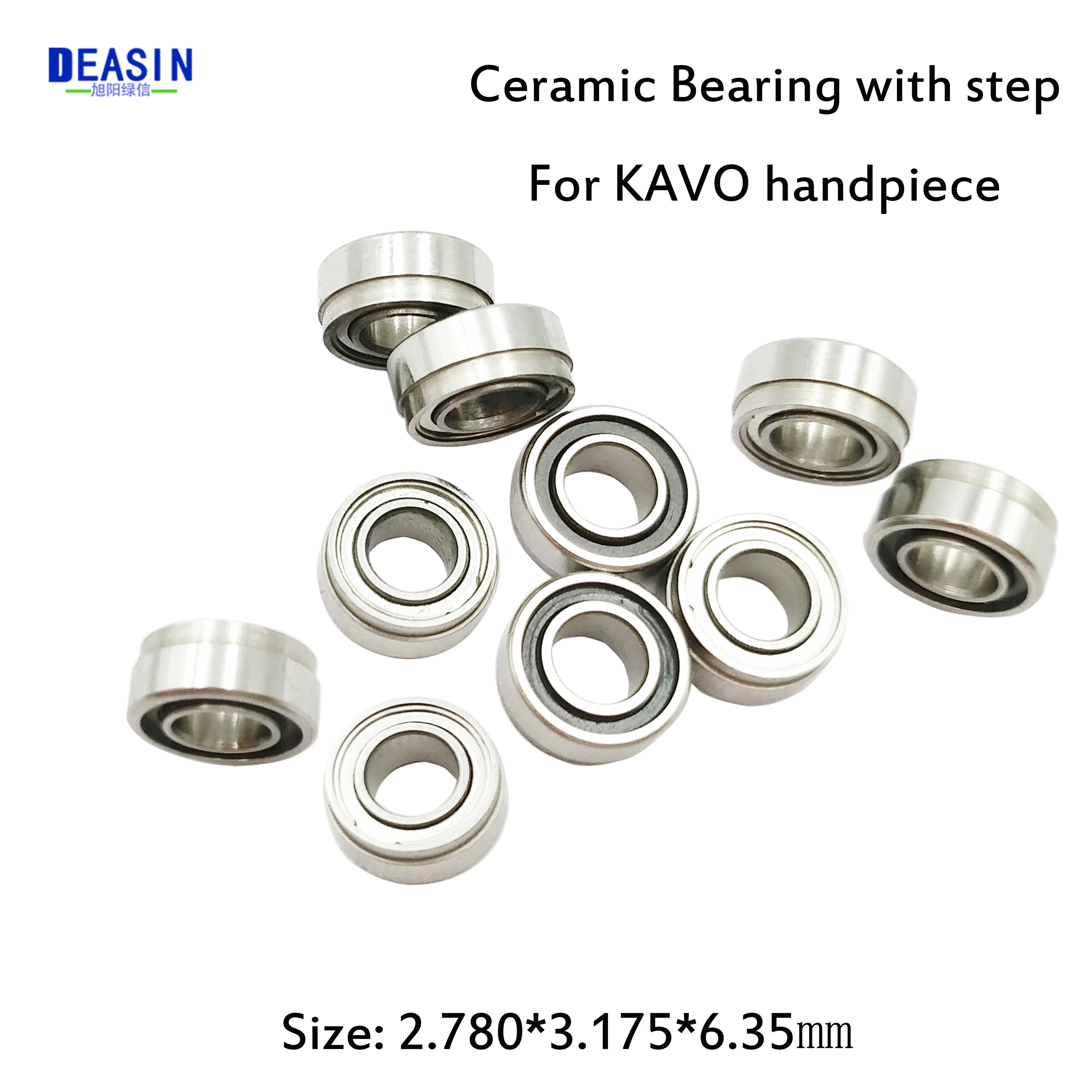 High Quality KAVO Compatible Handpiece Bearing Dental Bearings Ceramic Balls With Dust Cover 10pcs Stepped Bearing