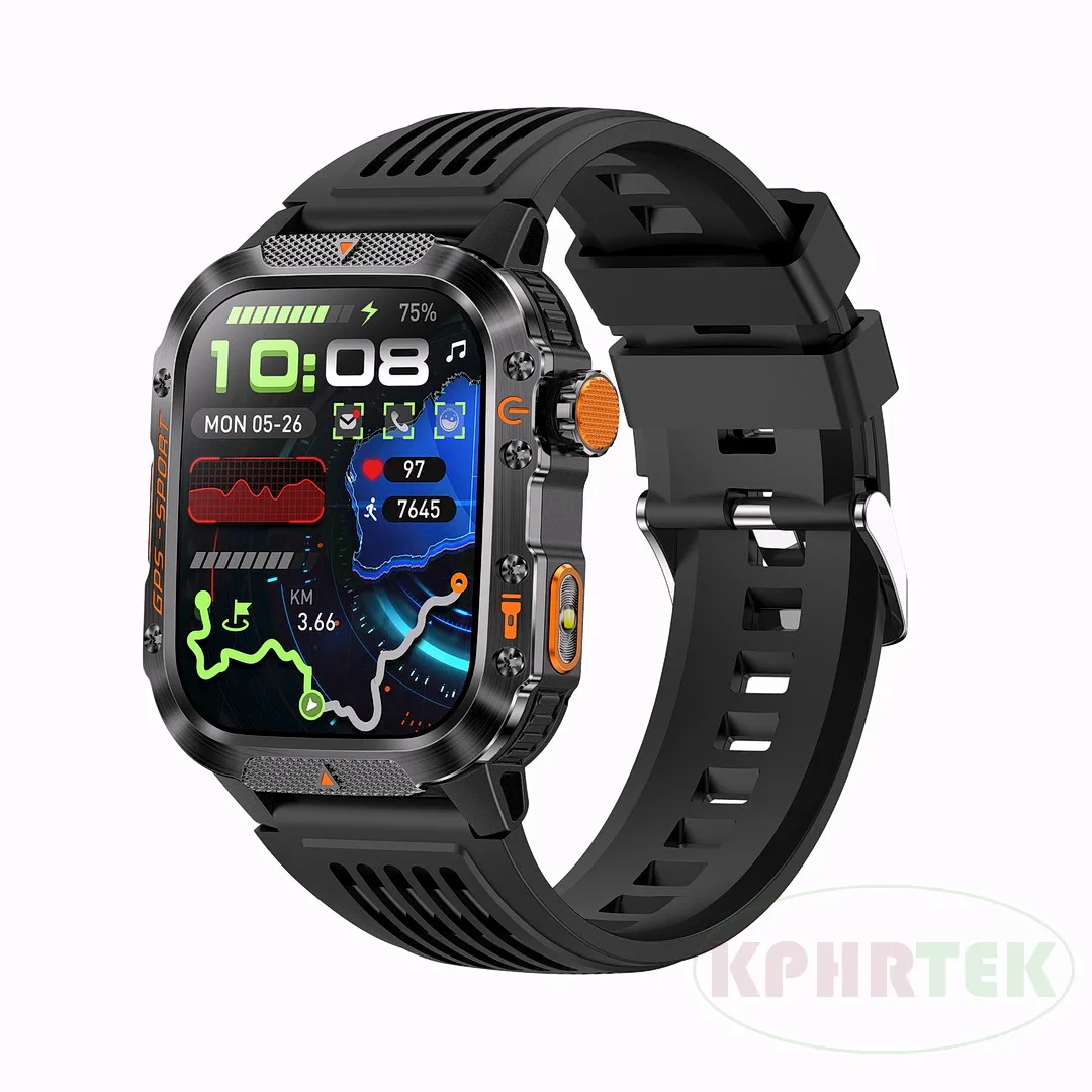 Фото HT36 GPS Смарт-часы Точное позиционирование Спорт на открытом воздухе Фитнес-трекер Водонепроницаемые умные часы №2
