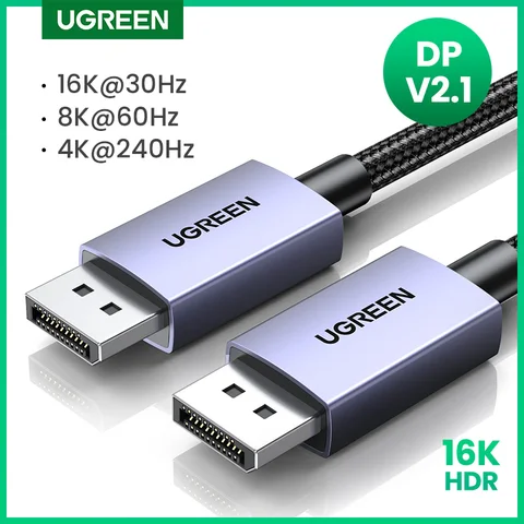 UGREEN 16K DisplayPort кабель DP2.1