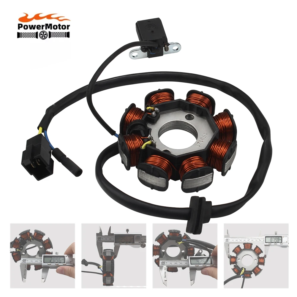 

Motorcycle Generator Stator Coil Comp Assembly Kit for CFMoto CF500 X5 UFORCE CF 500 U6 X6 196S-B 196S-C CF188 A B C 0180-032000