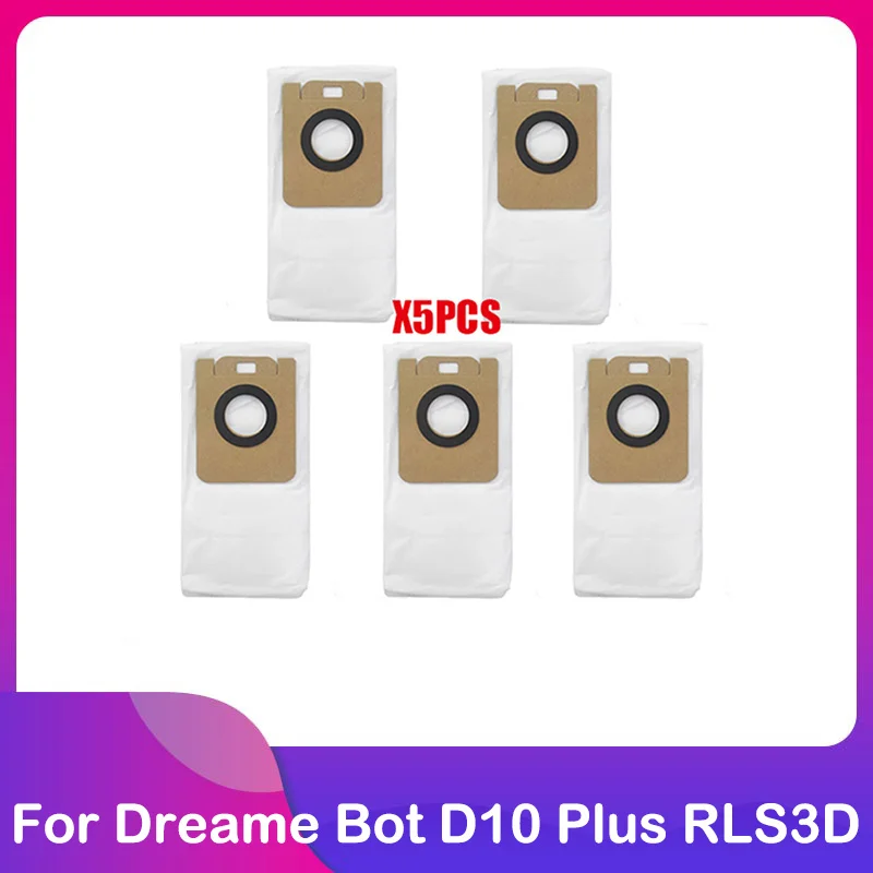 

Подходит для Xiaomi Dreame Bot D10 Plus Робот-пылесос Запасные части RLS3D Основная боковая щетка HEPA-фильтр Тряпка для швабры Пылесборник Замена