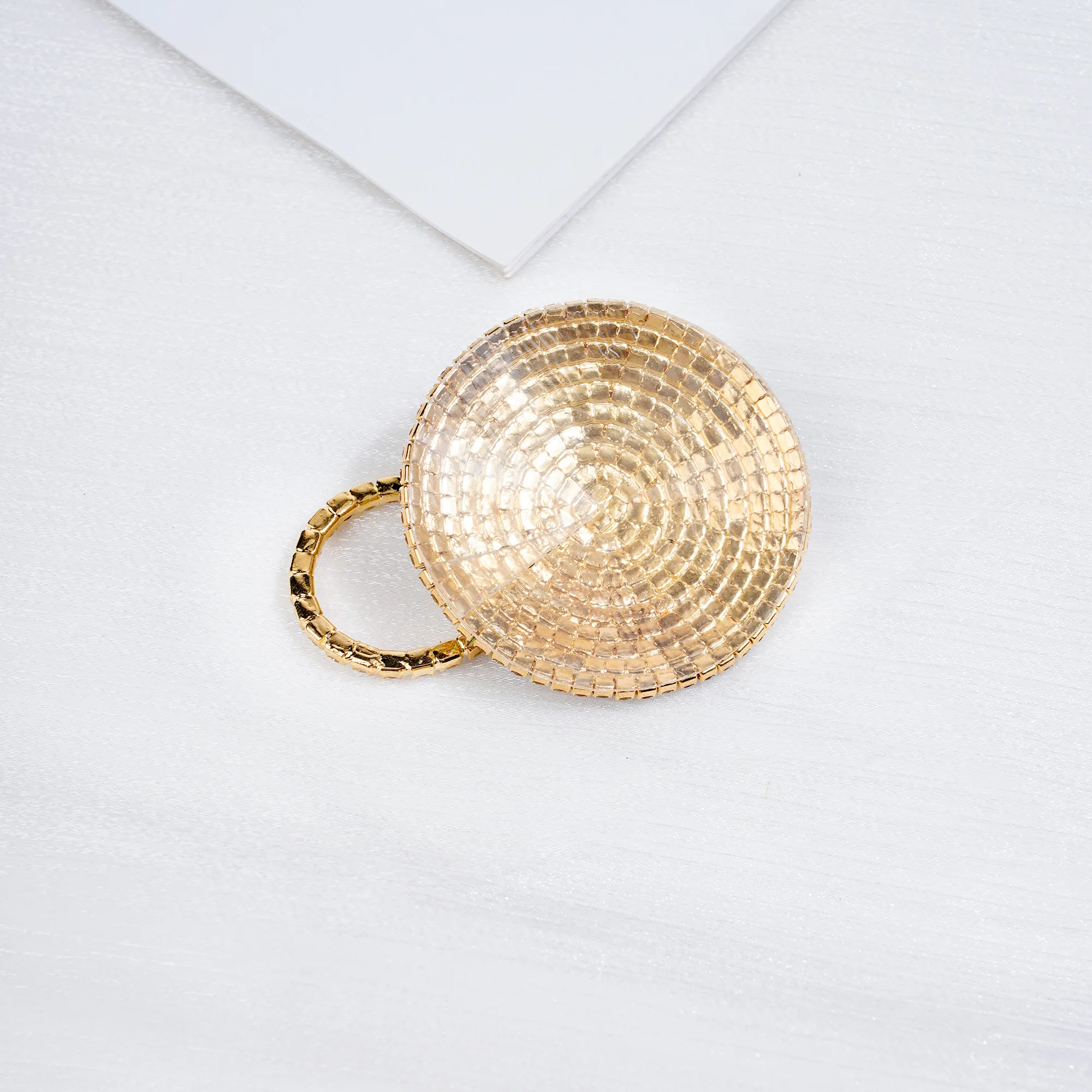 Rhinestone Breast Pasties Stickers Reusable Sexy Women Metal Nipple Covers Self Adhesive Crystal Round Nipple Cover Accessories