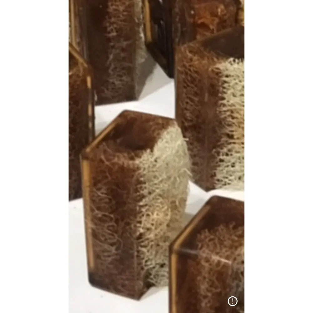 

3-5-25-50 Pieces FIBER BROWN PEELING SOAP 130 gr. MADE WITH DISINFECTED FIBER.