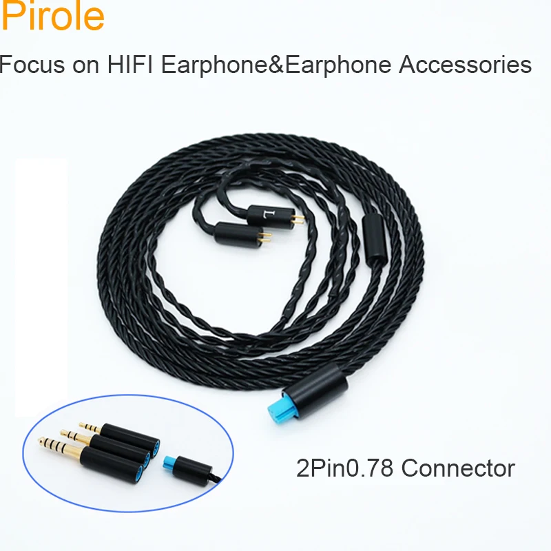 

2Pin0.78 Connector Multi-Plugs Update Replacement Cable 3 in 1 Plugs Earphone Cable For 2Pin Earbud KZ CCA QDC