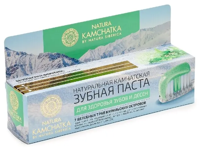 НАТУРА СИБЕРИКА KAMCHATKA З/паста Камчатская (здоровье зубов и десен) 100мл | Зубная