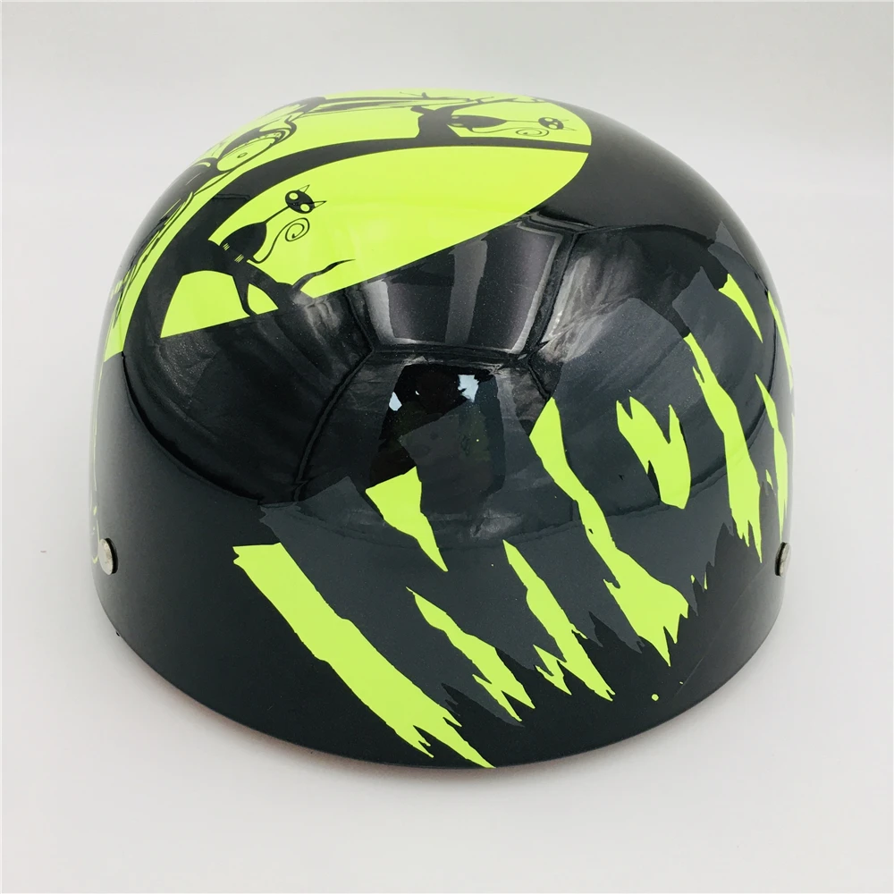 Бейсболка унисекс мотоциклетная Кепка с открытым лицом в винтажном стиле ретро