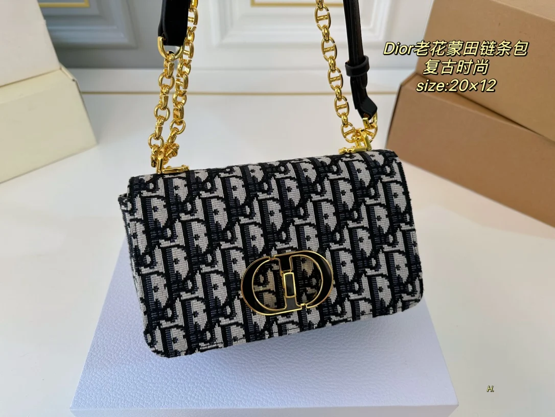 Сумки на плечо Dior Женская новая сумка высокое качество через Кожаная мода