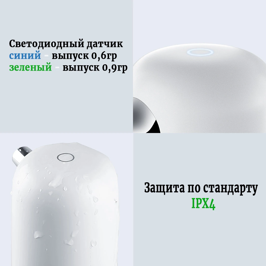 Автоматический индукционный дозатор мыла Enchen COCO Hand Washer (White) бесконтактный