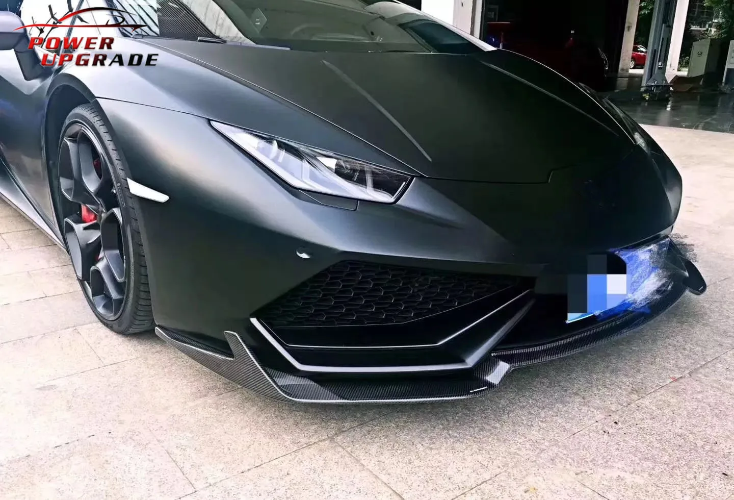 Передний бампер из углеродного волокна в стиле RZ для Lamborghini Huracan LP610 LP600 LP580 спойлер