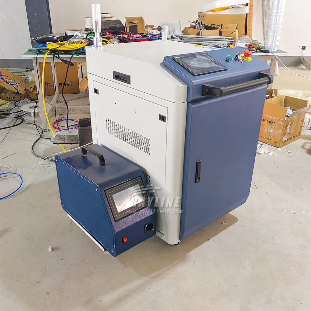 4 в 1 лазерный сварочный аппарат 1000-3000 Вт ручной для резки и очистки водяного