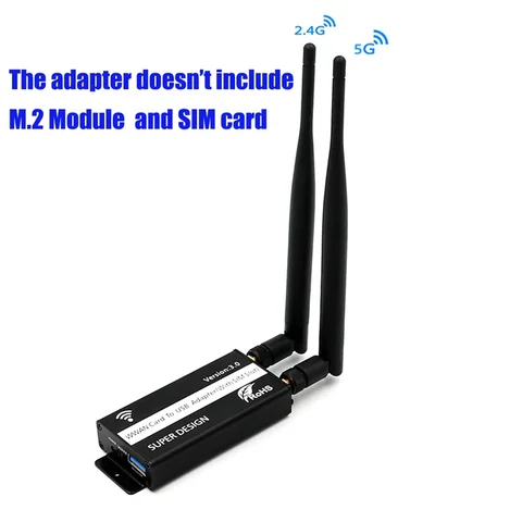 M2 USB-адаптер M.2 NGFF Usb 3 3.0 USB3.0 Конвертерная карта со слотом для SIM-карты для WWAN / LTE / 4G