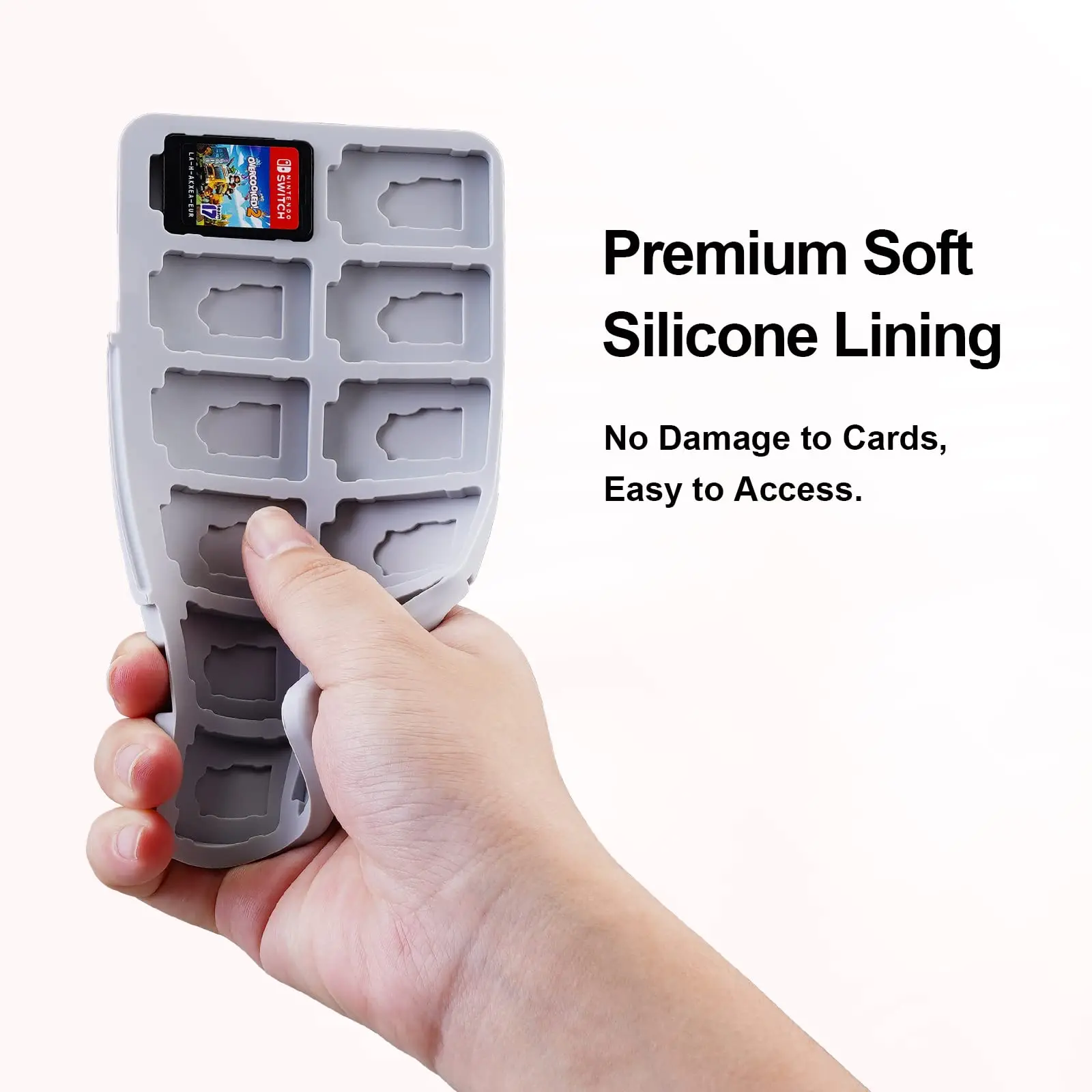 Игровой чехол с 48 слотами для Nintendo Switch картридж держателем Switch/NS/OLED/Lite Game Storage